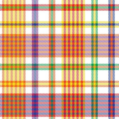 Gökkuşağı Ekoseli, kareli, ekose desenli moda tekstil ve grafikleri için uygun