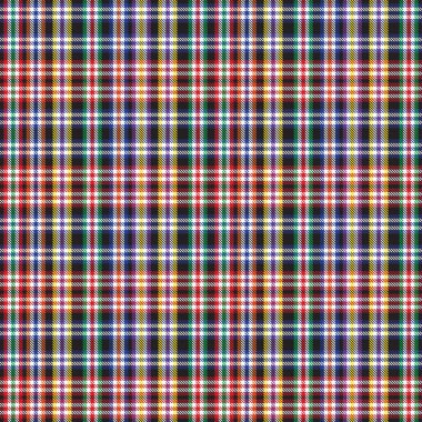 Gökkuşağı Ekoseli, kareli, ekose desenli moda tekstil ve grafikleri için uygun