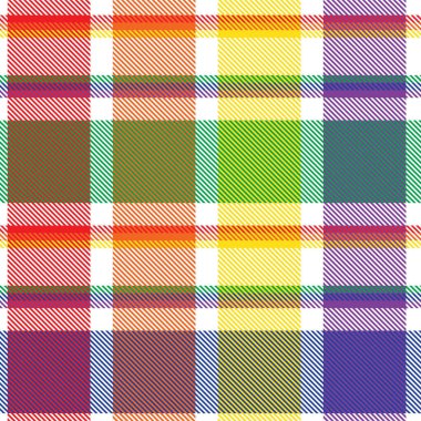 Gökkuşağı Ekoseli, kareli, ekose desenli moda tekstil ve grafikleri için uygun