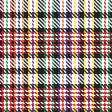 Gökkuşağı Ekoseli, kareli, ekose desenli moda tekstil ve grafikleri için uygun