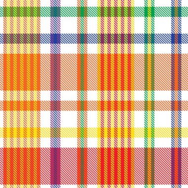 Gökkuşağı Ekoseli, kareli, ekose desenli moda tekstil ve grafikleri için uygun