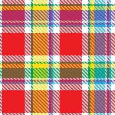 Gökkuşağı Ekoseli, kareli, ekose desenli moda tekstil ve grafikleri için uygun