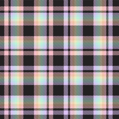 Gökkuşağı Pastel Ekoseli Moda tekstil ve grafikleri için kusursuz desen