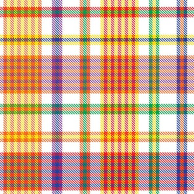 Gökkuşağı Pastel Ekoseli Moda tekstil ve grafikleri için kusursuz desen