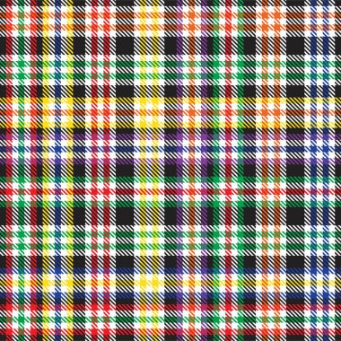 Gökkuşağı Pastel Ekoseli Moda tekstil ve grafikleri için kusursuz desen