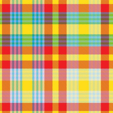 Gökkuşağı Pastel Ekoseli Moda tekstil ve grafikleri için kusursuz desen