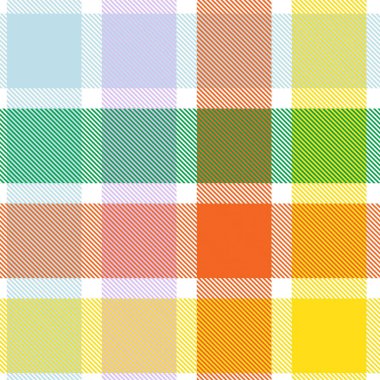 Gökkuşağı Pastel Ekoseli Moda tekstil ve grafikleri için kusursuz desen