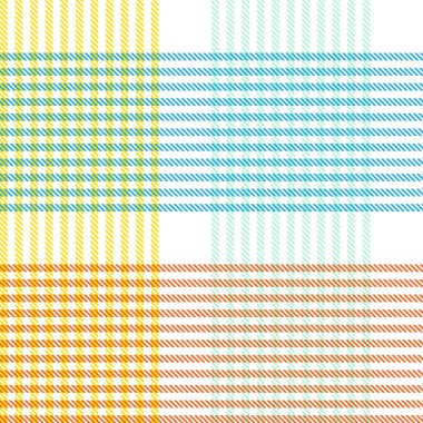 Gökkuşağı Pastel Ekoseli Moda tekstil ve grafikleri için kusursuz desen