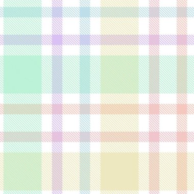 Gökkuşağı Pastel Ekoseli Moda tekstil ve grafikleri için kusursuz desen