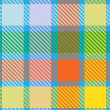 Gökkuşağı Pastel Ekoseli Moda tekstil ve grafikleri için kusursuz desen