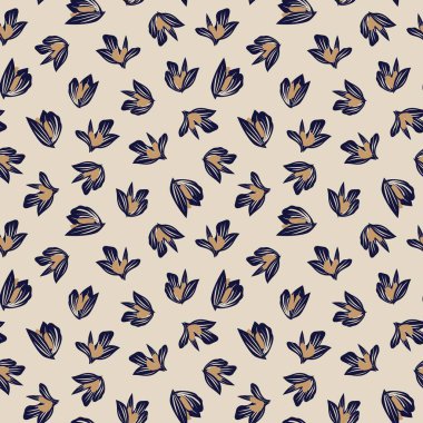 Kahverengi Taupe bitkisel bitki örtüsü desensiz arka plan moda baskıları, grafikler, arka planlar ve el sanatları için uygun