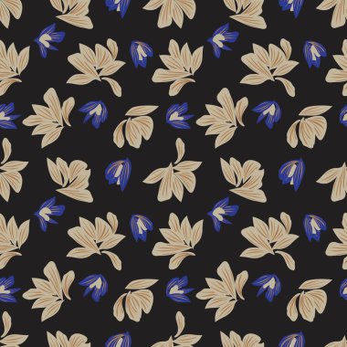 Kahverengi Taupe bitkisel bitki örtüsü desensiz arka plan moda baskıları, grafikler, arka planlar ve el sanatları için uygun