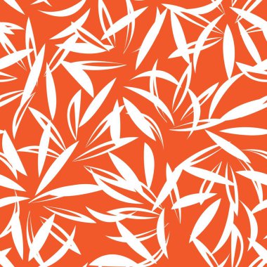 Portakallı bitkisel bitki desenli arka plan moda baskıları, grafikler, arka planlar ve el sanatları için uygun