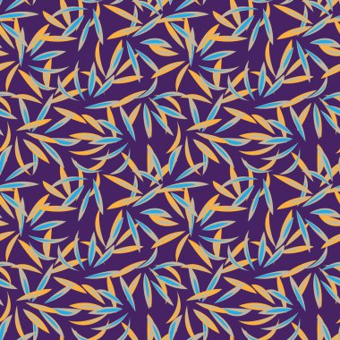Mor bitkisel bitki desensiz arka plan moda baskıları, grafikler, arka planlar ve el sanatları için uygun