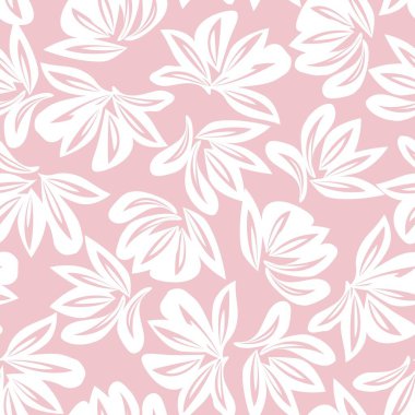 Moda baskıları, grafikler, arka planlar ve el sanatları için uygun Pembe Donanma Çiçeksiz desenli