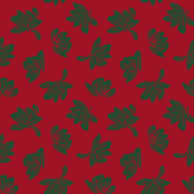 Noel çiçekleri desensiz arka plan moda baskıları, grafikler, arka planlar ve el sanatları için uygun