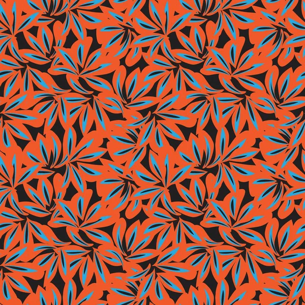 Portakallı bitkisel bitki desenli arka plan moda baskıları, grafikler, arka planlar ve el sanatları için uygun