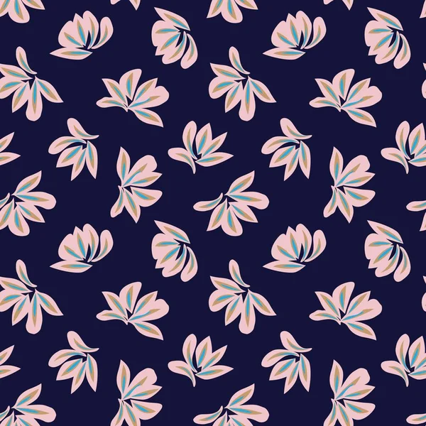 Moda baskıları, grafikler, arka planlar ve el sanatları için uygun Pembe Donanma Çiçeksiz desenli