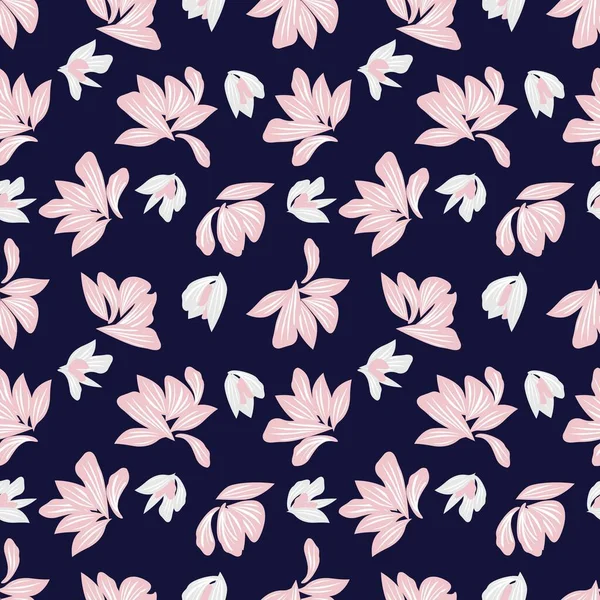 Moda baskıları, grafikler, arka planlar ve el sanatları için uygun Pembe Donanma Çiçeksiz desenli