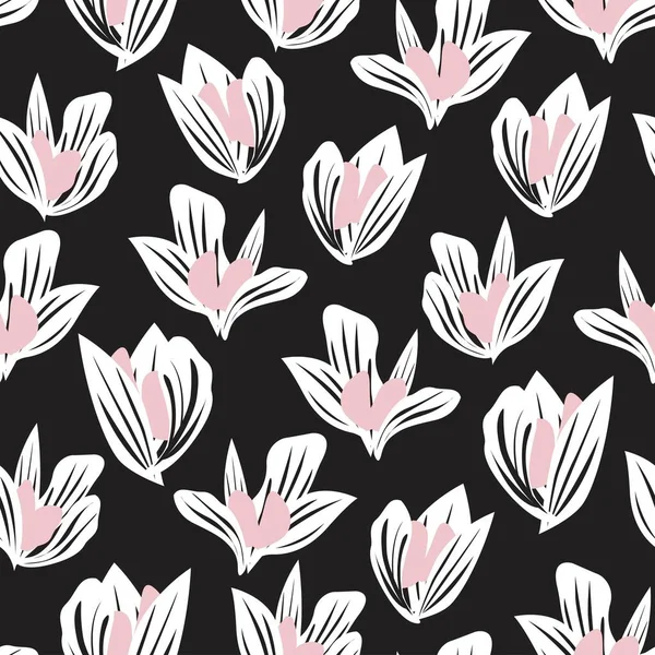 Moda baskıları, grafikler, arka planlar ve el sanatları için uygun Pembe Donanma Çiçeksiz desenli