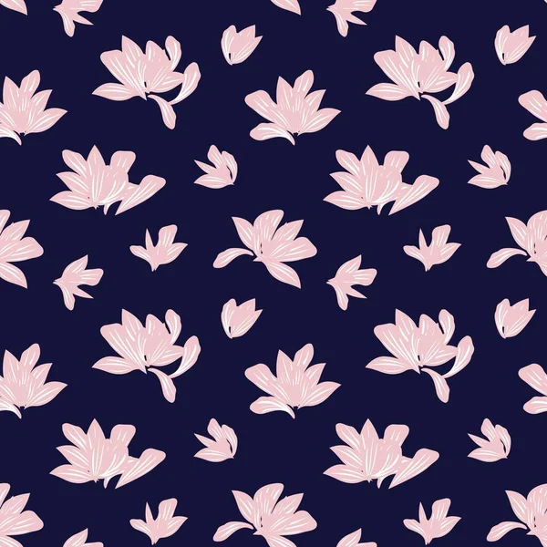 Moda baskıları, grafikler, arka planlar ve el sanatları için uygun Pembe Donanma Çiçeksiz desenli