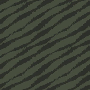 Moda baskıları, ev eşyaları, grafikler, arka planlar için yeşil fırça desenli kürk deseni tasarımı