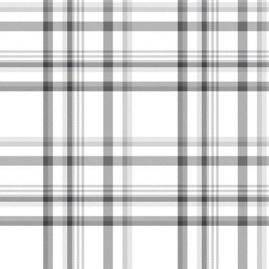 Moda tekstil ve grafikleri için uygun siyah ve beyaz desenli ekose desenli