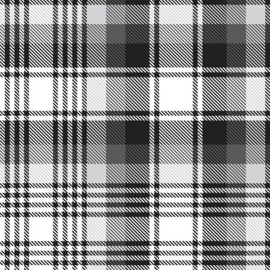Moda tekstil ve grafikleri için uygun siyah ve beyaz desenli ekose desenli