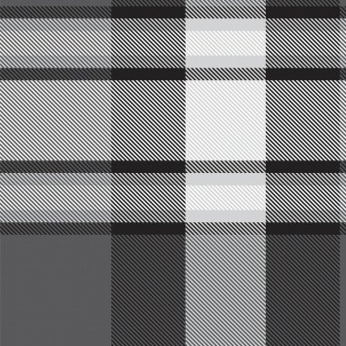 Moda tekstil ve grafikleri için uygun siyah ve beyaz desenli ekose desenli