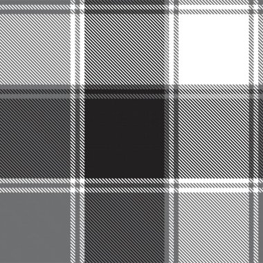 Moda tekstil ve grafikleri için uygun siyah ve beyaz desenli ekose desenli