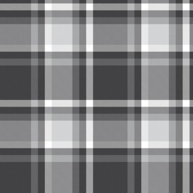 Moda tekstil ve grafikleri için uygun siyah ve beyaz desenli ekose desenli