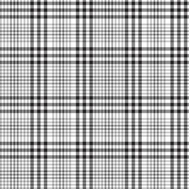 Moda tekstil ve grafikleri için uygun siyah ve beyaz desenli ekose desenli