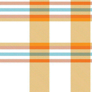 Moda tekstil ve grafikleri için uygun turuncu Ombre ekose desenli kusursuz desen