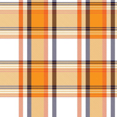 Moda tekstil ve grafikleri için uygun turuncu Ombre ekose desenli kusursuz desen