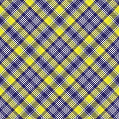 Sarı Sembol Ekose Tartan moda tekstil ve grafikleri için uygun desenli desen tasarımı