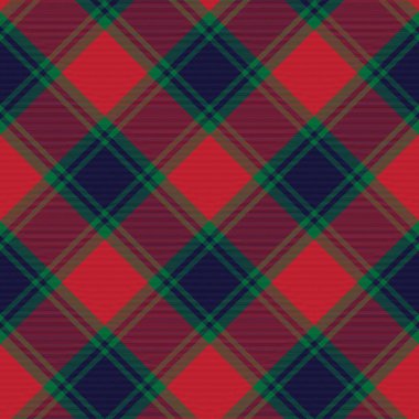 Noel Sembolü Ekoseli Tartan Moda tekstil ve grafikleri için uygun desensiz desen tasarımı