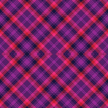 Mor Argyle Ekoseli Tartan Moda tekstil ve grafikleri için uygun desensiz desen tasarımı
