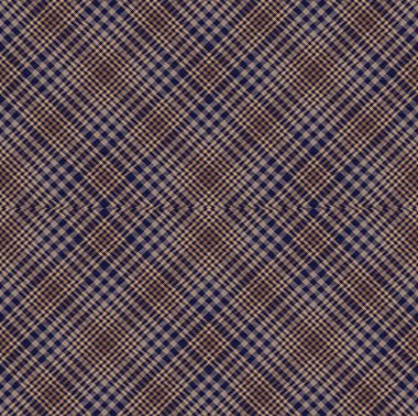 Kahverengi Argyle Ekose Tartan. Moda tekstil ve grafikleri için uygun desensiz desen tasarımı.