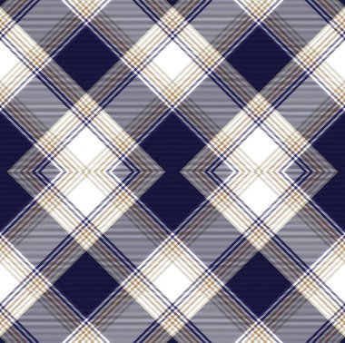 Kahverengi Argyle Ekose Tartan. Moda tekstil ve grafikleri için uygun desensiz desen tasarımı.