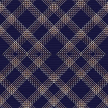 Kahverengi Argyle Ekose Tartan. Moda tekstil ve grafikleri için uygun desensiz desen tasarımı.