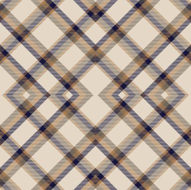 Kahverengi Argyle Ekose Tartan. Moda tekstil ve grafikleri için uygun desensiz desen tasarımı.