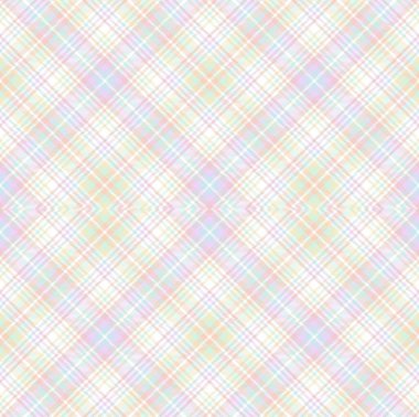 Gökkuşağı Pastel Argyle Ekoseli desensiz desen tasarımı moda tekstil ve grafikleri için uygun