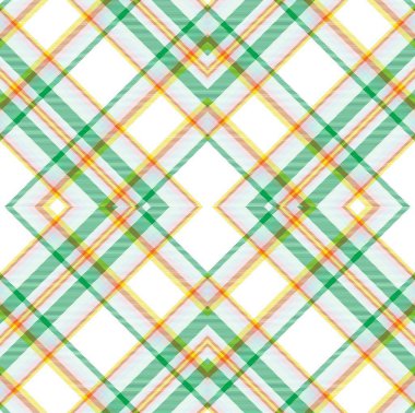 Gökkuşağı Pastel Argyle Ekoseli desensiz desen tasarımı moda tekstil ve grafikleri için uygun