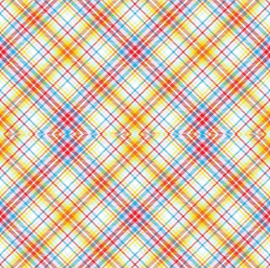 Gökkuşağı Pastel Argyle Ekoseli desensiz desen tasarımı moda tekstil ve grafikleri için uygun