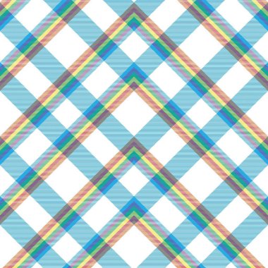 Gökkuşağı Sembol Ekoseli Tartan. Moda tekstil ve grafikleri için uygun desensiz desen tasarımı.