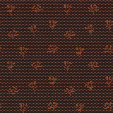 Kahverengi tropikal botanik desensiz desen moda tekstil ve grafikleri için noktalı arkaplan