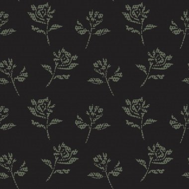 Yeşil bitkisel bitki örtüsü desensiz arka plan moda baskıları, grafikler, arka planlar ve el sanatları için uygun