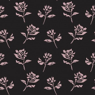 Pastel Floral tropikal botanik desensiz moda tekstil ve grafikleri için noktalı arkaplan