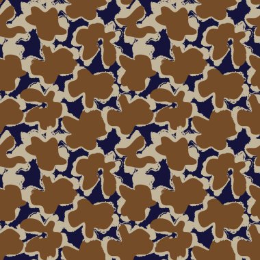 Kahverengi Taupe bitkisel bitki örtüsü desensiz arka plan moda baskıları, grafikler, arka planlar ve el sanatları için uygun