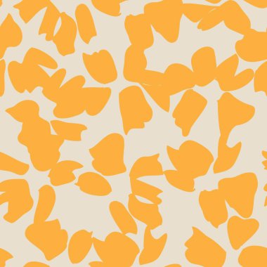 Portakallı bitkisel bitki desenli arka plan moda baskıları, grafikler, arka planlar ve el sanatları için uygun